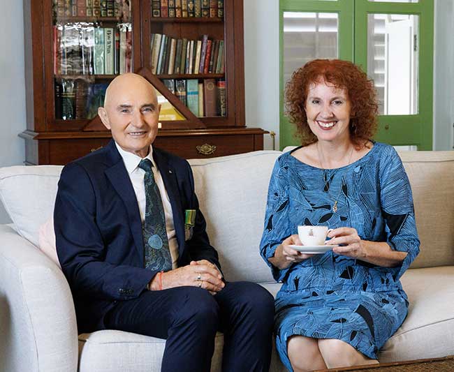 Hugh Heggie and Ruth Jones